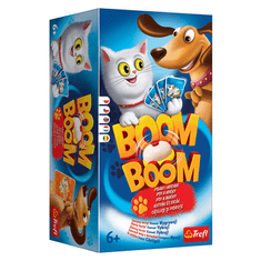 Trefl Trefl: Boom Boom - Kutyák és cicák ügyességi és logikai társasjáték (01993) (01993)