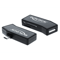 DELOCK DL91730 kártyaolvasó Micro USB OTG + USB port (DL91730)