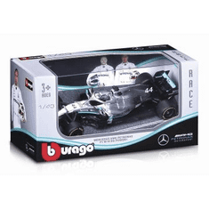 BBurago Bburago: 2019 Mercedes F1 versenyautó, 1:43 (97995) (97995)