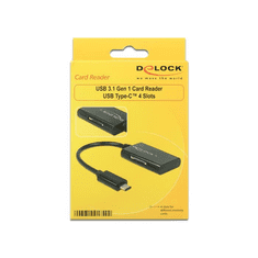 DELOCK 91740 kártyaolvasó USB Type-C (91740)