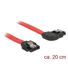 DELOCK 6 Gb/s sebességet biztosító SATA-kábel egyenes csatlakozódugóval > jobbra néző SATA-csatlakoz (83967) (delock-83967)