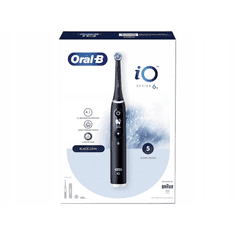 BRAUN Oral-B iO 6 Felnőtt Oscilláló fogkefe Fekete (Oral-B iO6S BLACK LAVA)