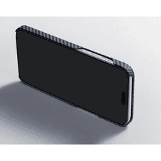 Pitaka MagEZ Case 4 Twill 1500D Apple iPhone 15 MagSafe rögzítéssel fekete-kék (129441) (129441)