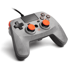 Snakebyte GAME:PAD 4 S vezetékes kontroller szürke-narancs (SB910234) (SB910234)