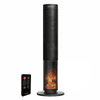 HotTower meleglevegő-oszlopos ventilátor fekete (MAXCLEAN-WH) (TOS HotTower)