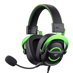 Havit H2002E-BG gamer fejhallgató fekete-zöld (H2002E-BG)