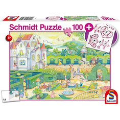 Schmidt Life with the fairytale princesses (adhesive stick) 100db-os puzzle (56329) (18903-184) (18903-184)