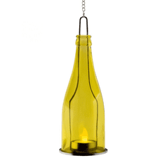 Somogyi Dekorációs üveg LED mécsessel sárga (GB 23/YE) (GB 23/YE)