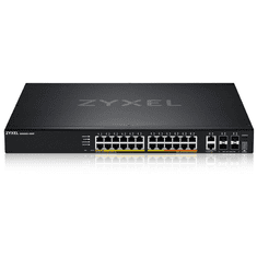 Zyxel XGS2220-30HP Vezérelt L3 Gigabit Ethernet (10/100/1000) Ethernet-áramellátás (PoE) támogatása Fekete (XGS2220-30HP-EU0101F)