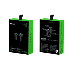 Razer Hammerhead True Wireless Bluetooth mikrofonos fülhallgató fekete-zöld (RZ12-02970100-R3G1) (RZ12-02970100-R3G1)