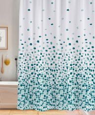 DOCHTMANN Zuhanyfüggöny PVC 180x180cm, mozaik motívummal