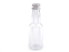 Műanyag palack csavaros kupakkal - átlátszó