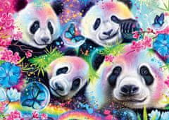 Schmidt Puzzle Neon: Pandas 1000 db