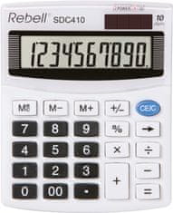 Rebell SDC410 asztali számológép - 10 számjegy, dönthető kijelzővel