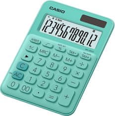 CASIO MS-20UC asztali számológép, zöld színű