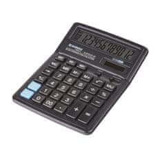 Donau TECH asztali számológép, K-DT4121 - 12 számjegyű kijelző, fekete színű