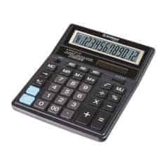 Donau TECH asztali számológép, K-DT4127 - 12 számjegyű kijelző, fekete színű