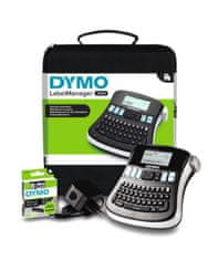 Dymo LM 210D címkekészítő és D1 12mm-es fehér/fekete szalag