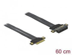 DELOCK PCI Express Riser x4-ről x4-re kártya 60 cm-es rugalmas kábellel