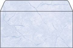 Sigel Dekoratív borítékok - DL, kék gránit motívum, 50 db
