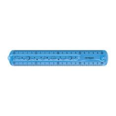 KEYROAD Kulcsvonalzó - 20cm, hajlékony, kék