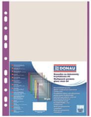 Donau Euro csomagolópapír U színes szegéllyel - A4, lila, búzadara, 40 mic, 100 db