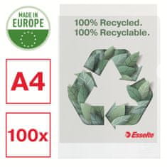 Esselte újrahasznosított "U" brosúra borítók - A5, 70 mic, 100 db