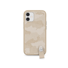 Moshi Altra Slim Hardshell Apple iPhone 12 mini tok csuklópánttal bézs (99MO117306) (99MO117306)