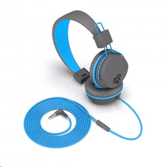 Jlab Jbuddies Studio Kids mikrofonos gyerek fejhallgató szürke-kék (IEUHJKSTUDIORGRYBL) (IEUHJKSTUDIORGRYBL)