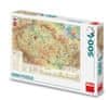 DINO Cseh Köztársagág térkép puzzle, 500 darab