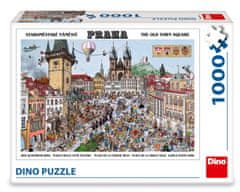 DINO Óvárosi tér puzzle, 1000 darab