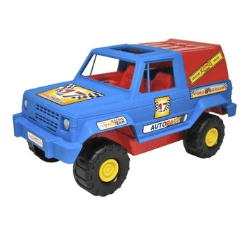 Wader Wader: Color cars Jeep - kék-piros (37091) (37091)