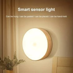 HOME & MARKER® Mozgásérzékelős éjjeli fény, energiatakarékos LED lámpa, tölthető akkus lámpa, éjjeli lámpa (1 darab) | LUMISIGN