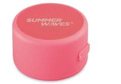 BazenyShop Felfújható gyűrű vízálló Bluetooth hangszóróval - rózsaszín