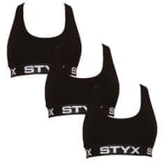 Styx 3PACK női sportmelltartó többszínű (3IP96089) - méret M