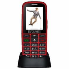 Evolveo EasyPhone SGM EP-550-EGR Single SIM Piros Hagyományos telefon