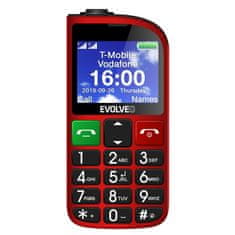 Evolveo EasyPhone SGM EP-800-FMR Dual SIM Piros Hagyományos telefon
