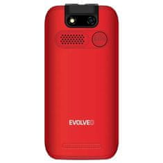 Evolveo EasyPhone EB 8595683202060 Dual SIM Fekete - Piros Hagyományos telefon