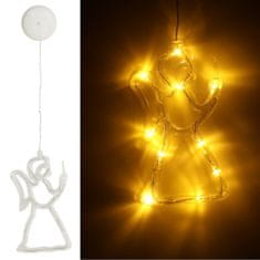 WOWO Anjel karácsonyi dekoráció - Függesztett LED lámpa 49cm, 10 LED