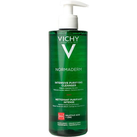 Vichy Mélytisztító gél a pattanásos bőr tökéletlenségei ellen Normaderm Phytosolution (Intensive Purifying