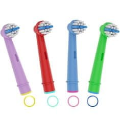 OEM Elektromos fogkefefej gyerekeknek, Oral-B kompatibilitás, 4 darabos készlet, EB-10A