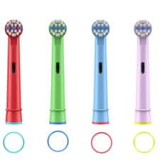OEM Elektromos fogkefefej gyerekeknek, Oral-B kompatibilitás, 4 darabos készlet, EB-10A