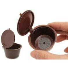 OEM 10 darab Dolce Gusto kompatibilis újratölthető műanyag kávékapszula