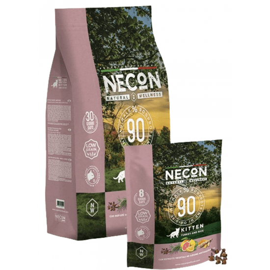 Necon Linea Natural Wellness Pulyka- és rizscicáknak 400g