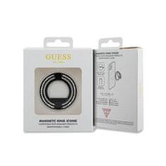Guess Guess MagSafe Ring Strasszos fogantyú fekete