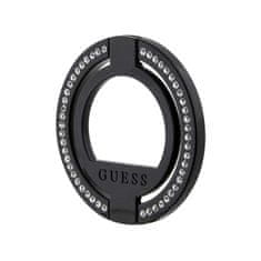 Guess Guess MagSafe Ring Strasszos fogantyú fekete