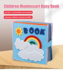 Sweetbuy Csendes könyv gyerekeknek és kisgyermekeknek (1 + 1 INGYEN)〡MONTESSORI