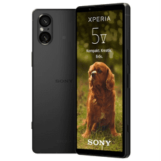 SONY Xperia 5 V 8/128GB Dual-Sim mobiltelefon fekete (XQDE54C0B.EUK) (XQDE54C0B.EUK)