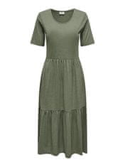 Jacqueline de Yong Női ruha JDYDALILA Loose Fit 15195291 Deep Lichen Green (Méret M)