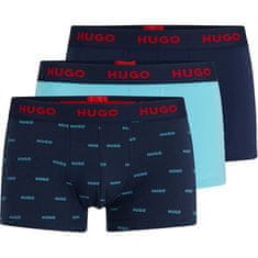 Hugo Boss 3 PACK - férfi boxeralsó HUGO 50480170-440 (Méret M)